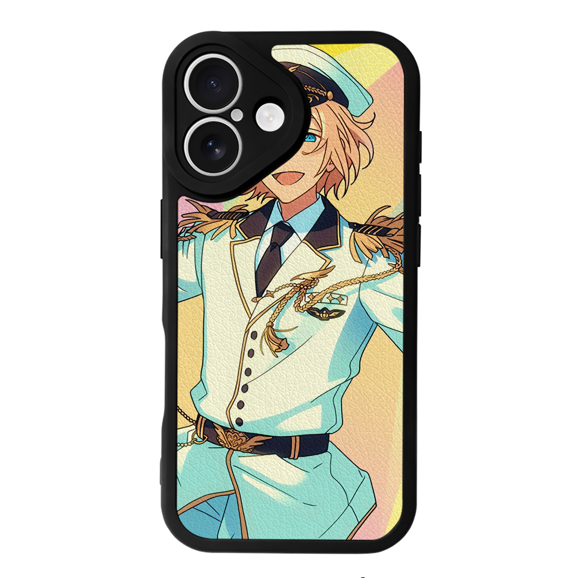 （画像用） あんさんぶるスターズ! Ensemble Stars 【iPhone 16シリーズ対応】シリコンスマホケース（レザー調） 材質：シリコン